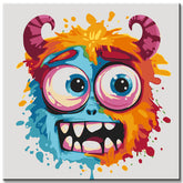 Monster fairy tale figure - painting by numbers